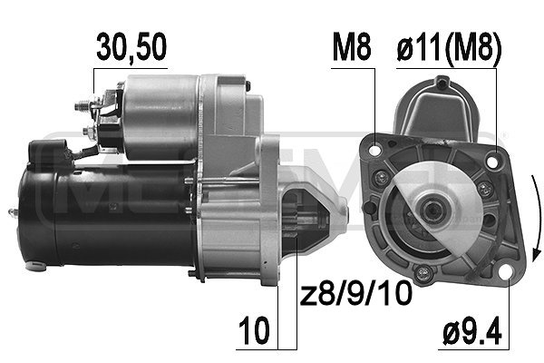 Marş motoru 220360A uygun fiyat ile hemen sipariş verin!