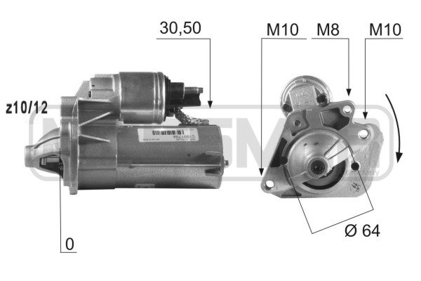 Marş motoru 220396A uygun fiyat ile hemen sipariş verin!