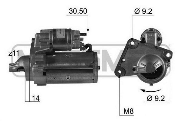 Marş motoru 220451A uygun fiyat ile hemen sipariş verin!