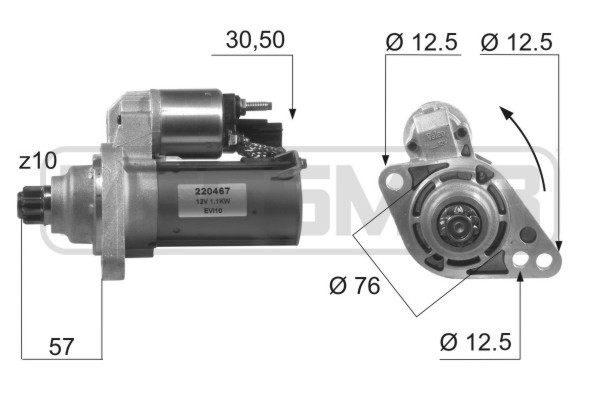 Marş motoru 220467 uygun fiyat ile hemen sipariş verin!