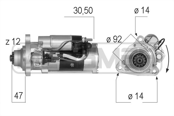 Marş motoru 220561A uygun fiyat ile hemen sipariş verin!