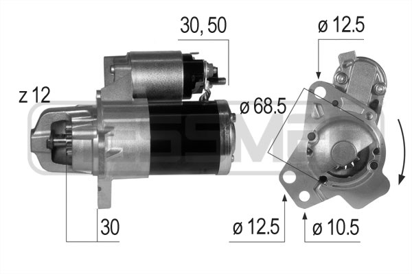 Marş motoru 220640A uygun fiyat ile hemen sipariş verin!