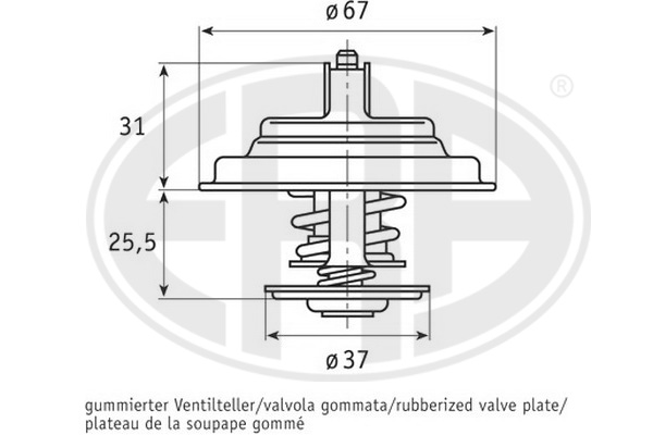 Termostat, soğutma maddesi 350327A uygun fiyat ile hemen sipariş verin!