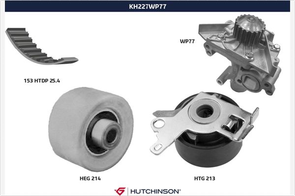 Su pompası /Triger kayışı seti KH 227WP77 uygun fiyat ile hemen sipariş verin!