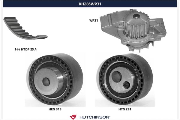 Su pompası /Triger kayışı seti KH 285WP31 uygun fiyat ile hemen sipariş verin!