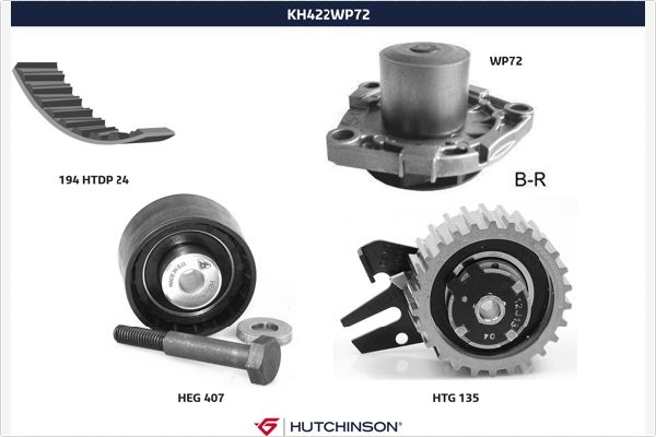 Su pompası /Triger kayışı seti KH 422WP72 uygun fiyat ile hemen sipariş verin!