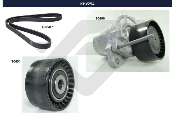 Kayış seti, kanallı v kayışı KHV 254 uygun fiyat ile hemen sipariş verin!