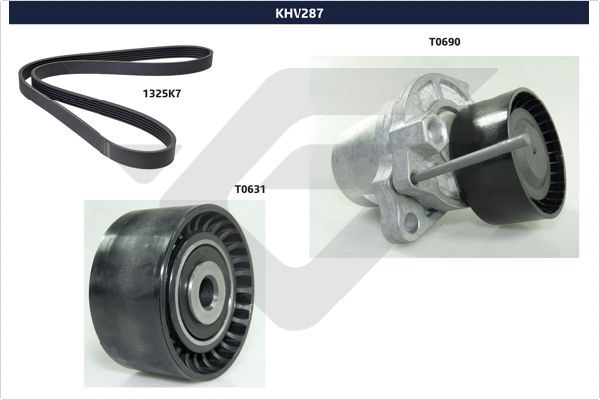 Kayış seti, kanallı v kayışı KHV 287 uygun fiyat ile hemen sipariş verin!