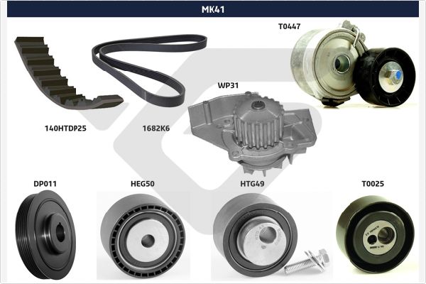 Kayış seti, kanallı v kayışı MK41 uygun fiyat ile hemen sipariş verin!