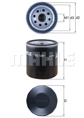 Filtre, motor yağı OC 1291 uygun fiyat ile hemen sipariş verin!