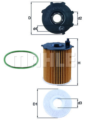 Filtre, motor yağı OX 171/2D1 uygun fiyat ile hemen sipariş verin!