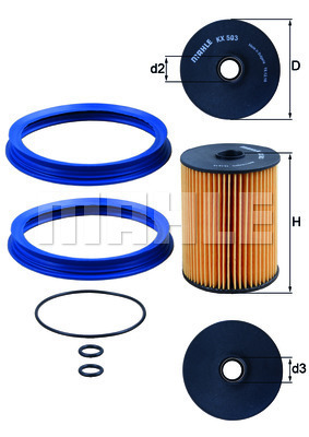 Filtre, yakıt KX 503D uygun fiyat ile hemen sipariş verin!