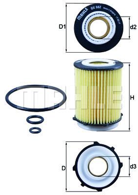 Filtre, motor yağı OX 982D uygun fiyat ile hemen sipariş verin!