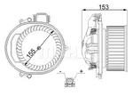 Fan, araç içi havası AB 257 000S BMW 2 Cabrio (F23) 230 i