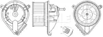 Fan, araç içi havası AB 271 000S VW LT 28-46 II Panelvan/Van (2DA, 2DD, 2DH) 2.8 TDI