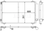 Kondansatör AC 593 000S LANCIA PHEDRA (179_) 2.2 D Multijet (179.AXM1B, 179.AXP11, 179.BXM1B,...