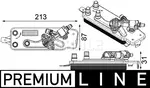 Isı değiştiricisi, hidrolik yağı CLC 90 000P BMW 7 (F01, F02, F03, F04) 740 i, Li