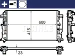 Isı değiştiricisi, motor soğutması CR 1710 000S MERCEDES-BENZ SPRINTER 3,5-t Platform sasi (B907, B910) 311 CDI RWD (907.131, 907.133, 907.135, 907.231, 907.233...