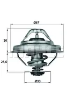 Termostat, soğutma maddesi TX 28 88D uygun fiyat ile hemen sipariş verin!