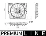 Fan, motor soğutması CFF 543 000P uygun fiyat ile hemen sipariş verin!