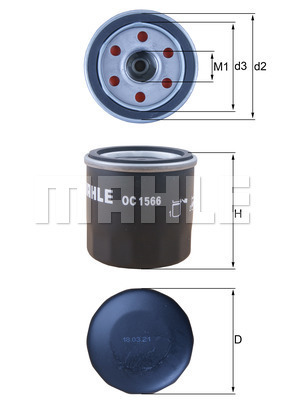 Filtre, motor yağı OC 1566 uygun fiyat ile hemen sipariş verin!