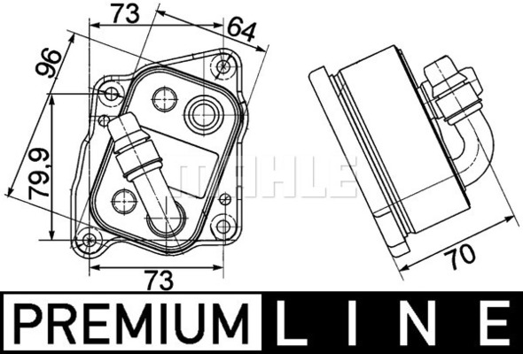 Isı değiştiricisi, motor yağı CLC 107 000P uygun fiyat ile hemen sipariş verin!