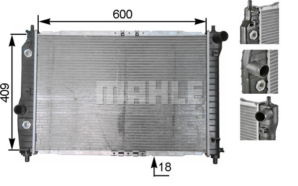 Isı değiştiricisi, motor soğutması CR 131 000S uygun fiyat ile hemen sipariş verin!