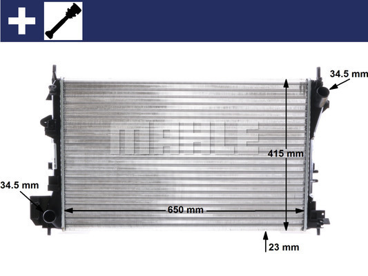 Isı değiştiricisi, motor soğutması CR 40 000S uygun fiyat ile hemen sipariş verin!