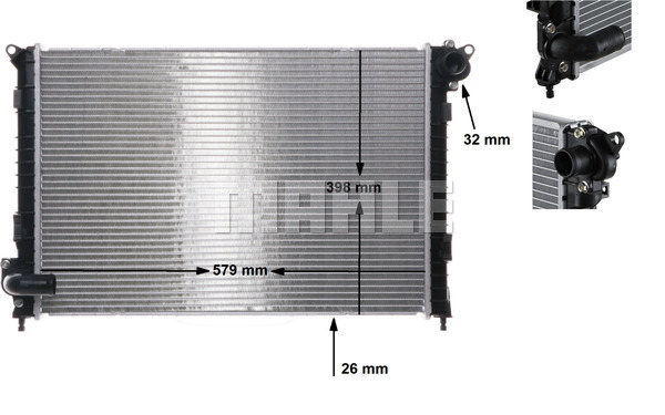 Isı değiştiricisi, motor soğutması CR 983 000S uygun fiyat ile hemen sipariş verin!