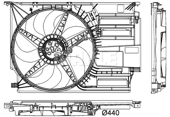 Fan, motor soğutması CFF 403 000P uygun fiyat ile hemen sipariş verin!