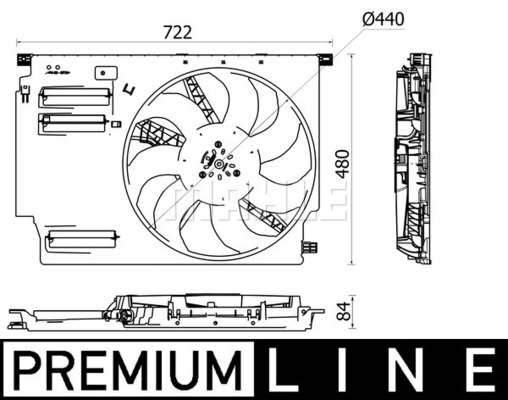 Fan, motor soğutması CFF 533 000P uygun fiyat ile hemen sipariş verin!