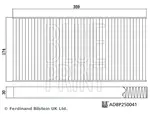 Filtre, araç içi havası ADBP250041 uygun fiyat ile hemen sipariş verin!