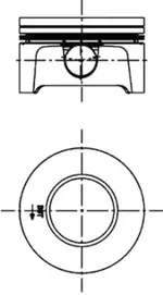 Piston 40309600 LANCIA PHEDRA (179_) 2.0 (179AXA11, 179AXA1A)