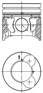 Piston 99700600 LANCIA PHEDRA (179_) 2.0 JTD (179.AXH1B, 179.BXH1B)