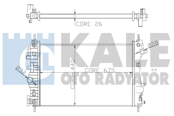 Isı değiştiricisi, motor soğutması 352300 uygun fiyat ile hemen sipariş verin!